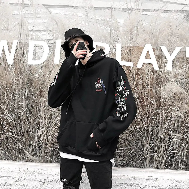 Embroidered Hoodies for Couples - Winter Style