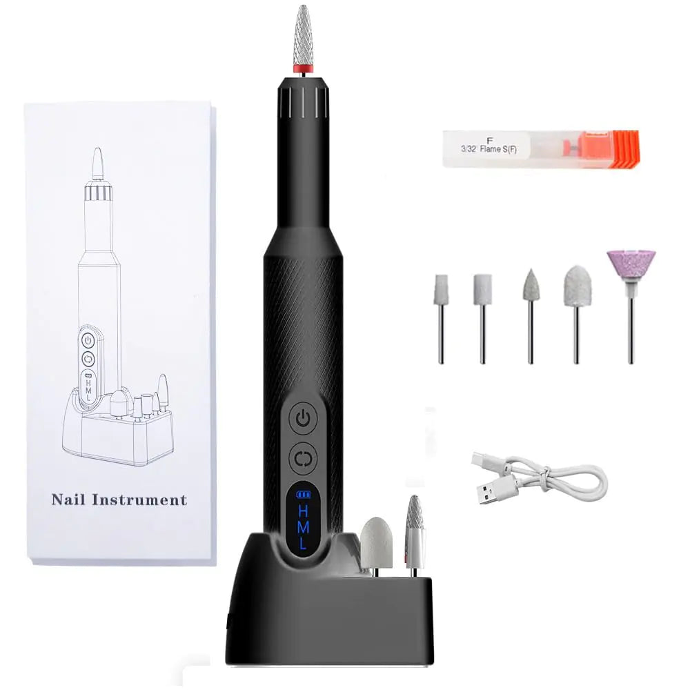 Pinkiou Wireless Nail Drill Deluxe Kit